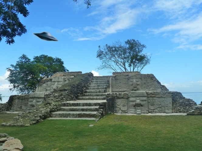 Yeah like aliens were really gonna land on the Mayan Temple